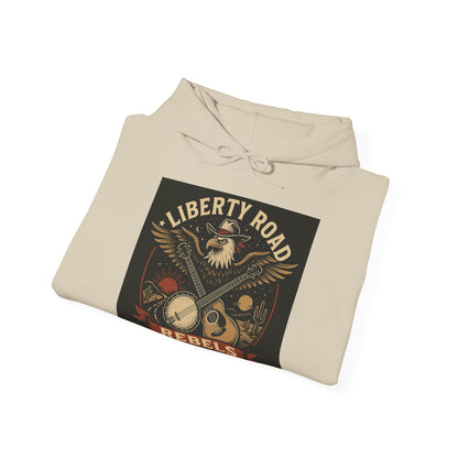 Liberty Road Rebels Vintage Americana Style Sweatshirt Unisex Hoodie