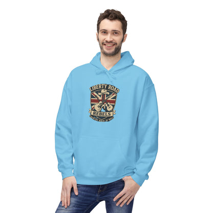 Liberty Road Rebels Britannia Fleece Hoodie Unisex Sweatshirt