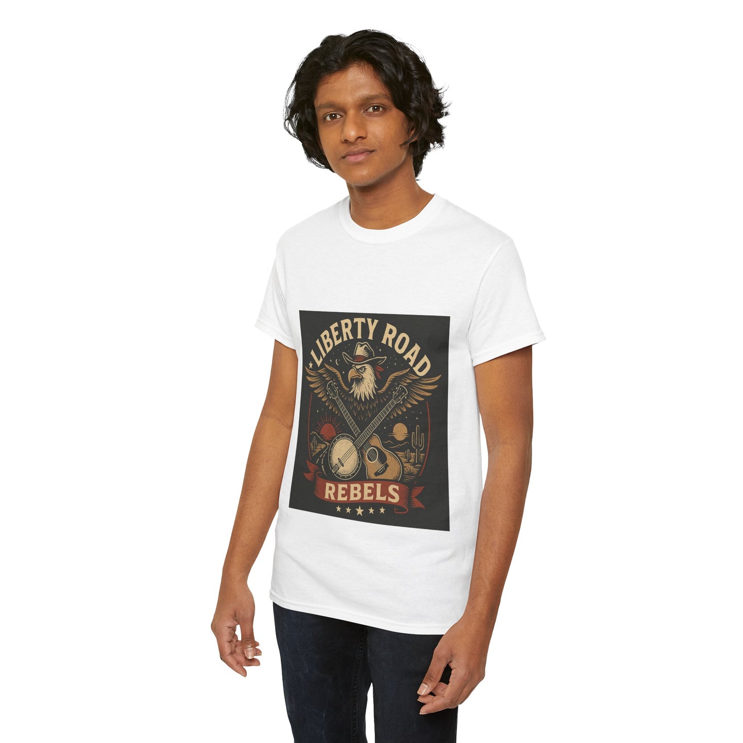 Liberty Road Rebels Vintage Americana Style Tee Unisex T-Shirt