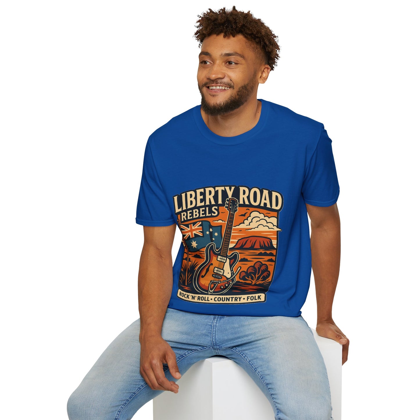 Liberty Road Rebels Australiana T-Shirt Unisex Graphic Tee
