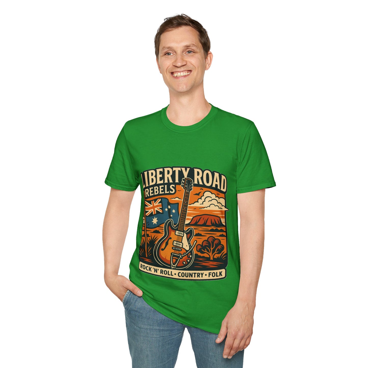 Liberty Road Rebels Australiana T-Shirt Unisex Graphic Tee