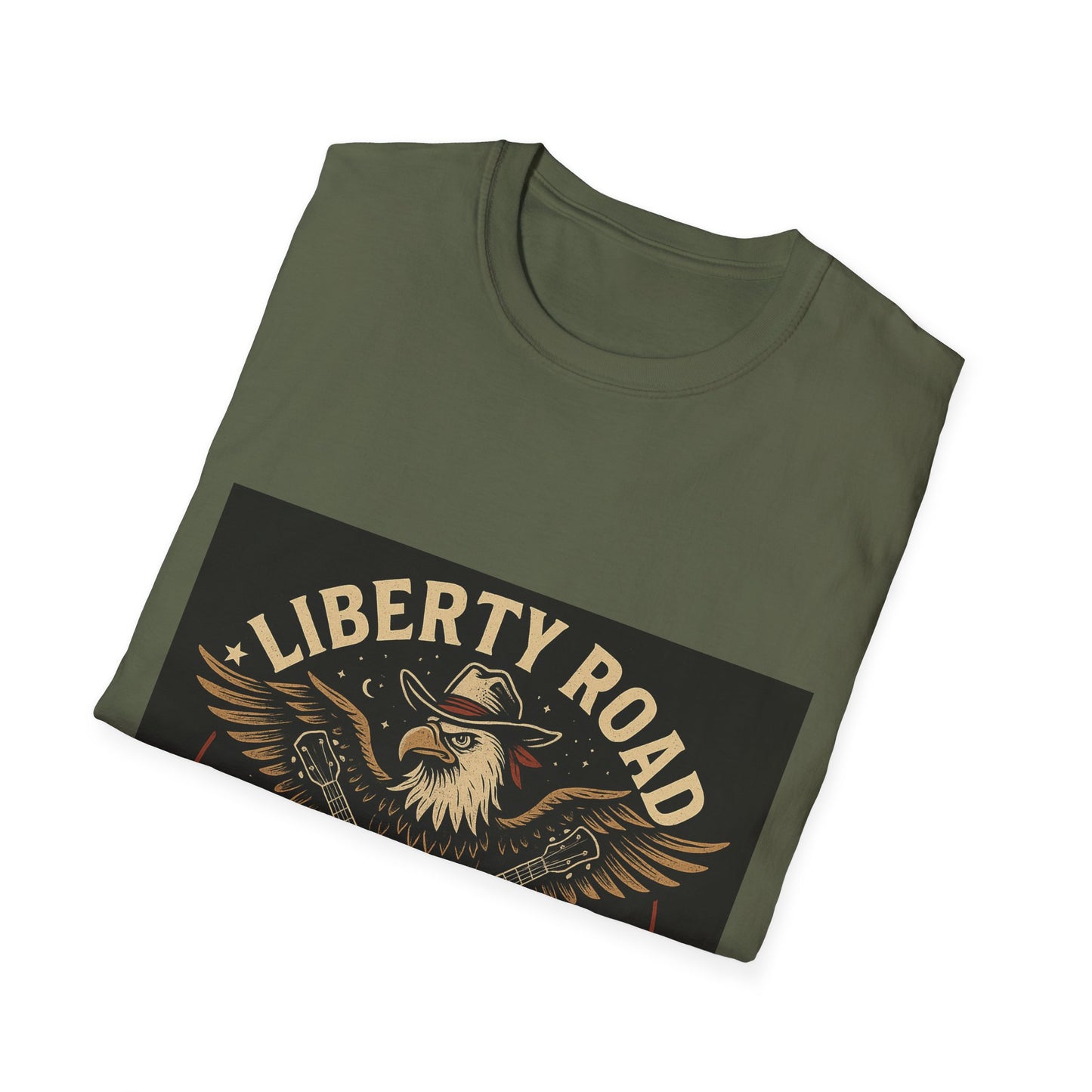 Liberty Road Rebels Vintage Americana Style T-Shirt