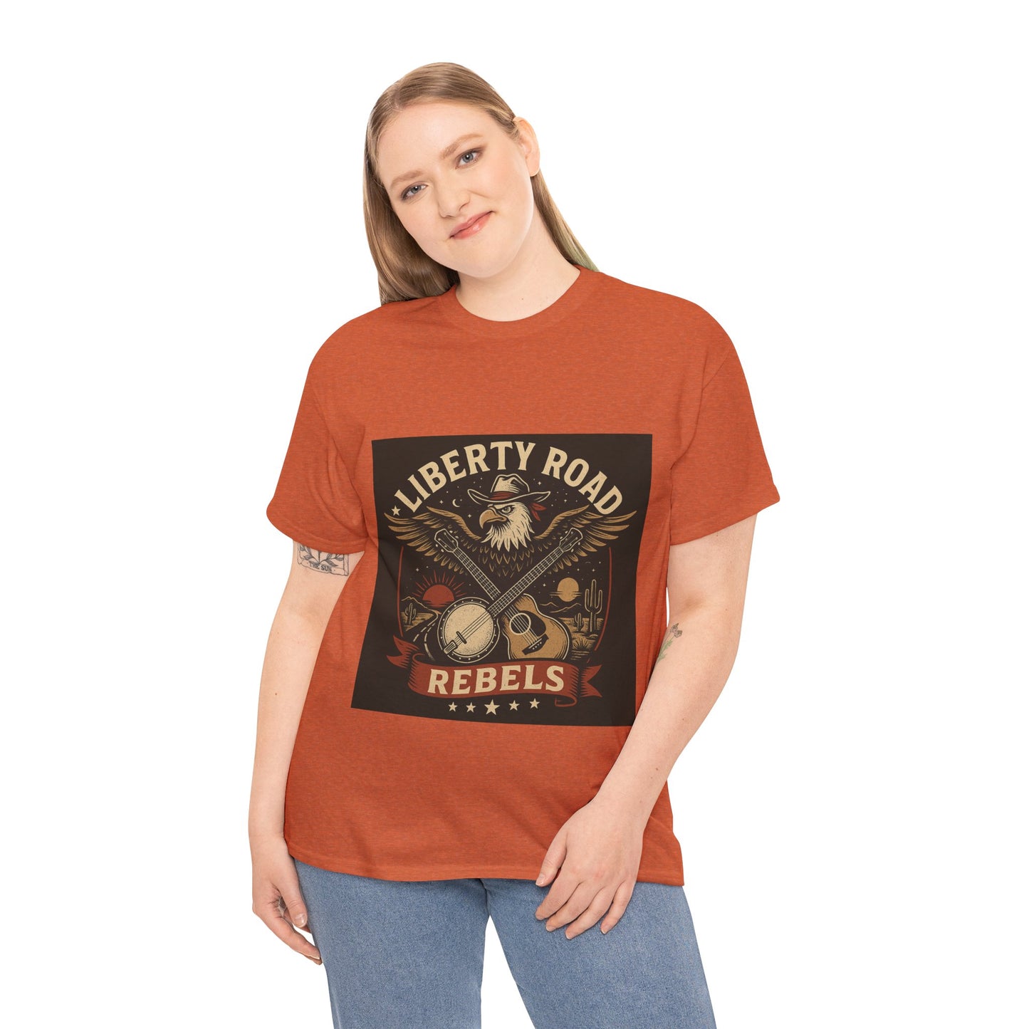 Liberty Road Rebels Vintage Americana Style Tee Unisex T-Shirt