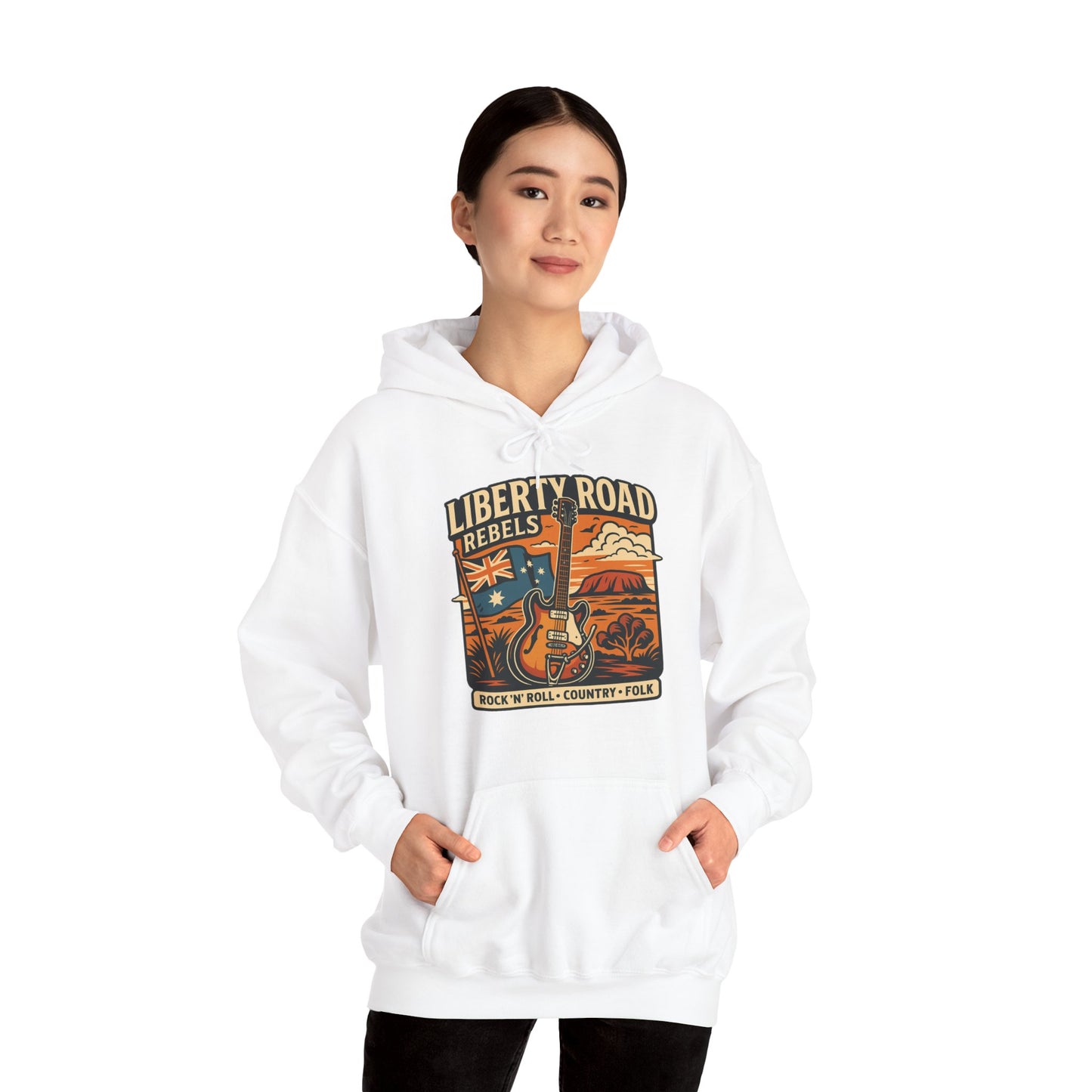 Liberty Road Rebels Australiana Hoodie