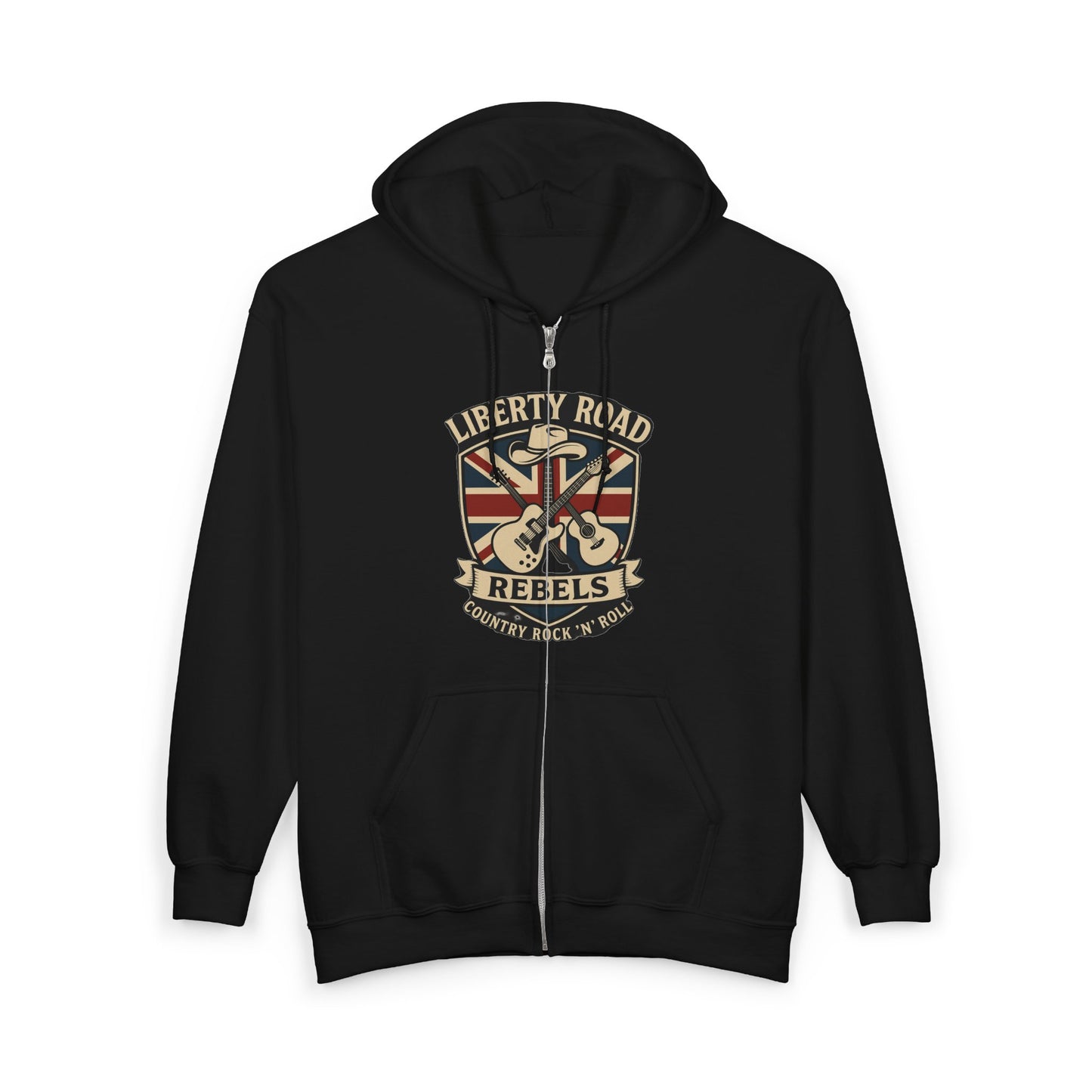 Liberty Road Rebels Britannia Unisex Heavy Blend Full Zip Hoodie