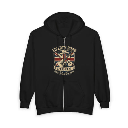 Liberty Road Rebels Britannia Unisex Heavy Blend Full Zip Hoodie