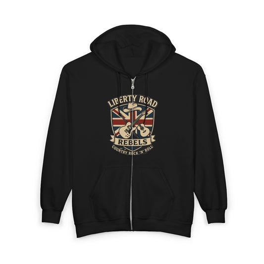 Liberty Road Rebels Britannia Unisex Heavy Blend Full Zip Hoodie