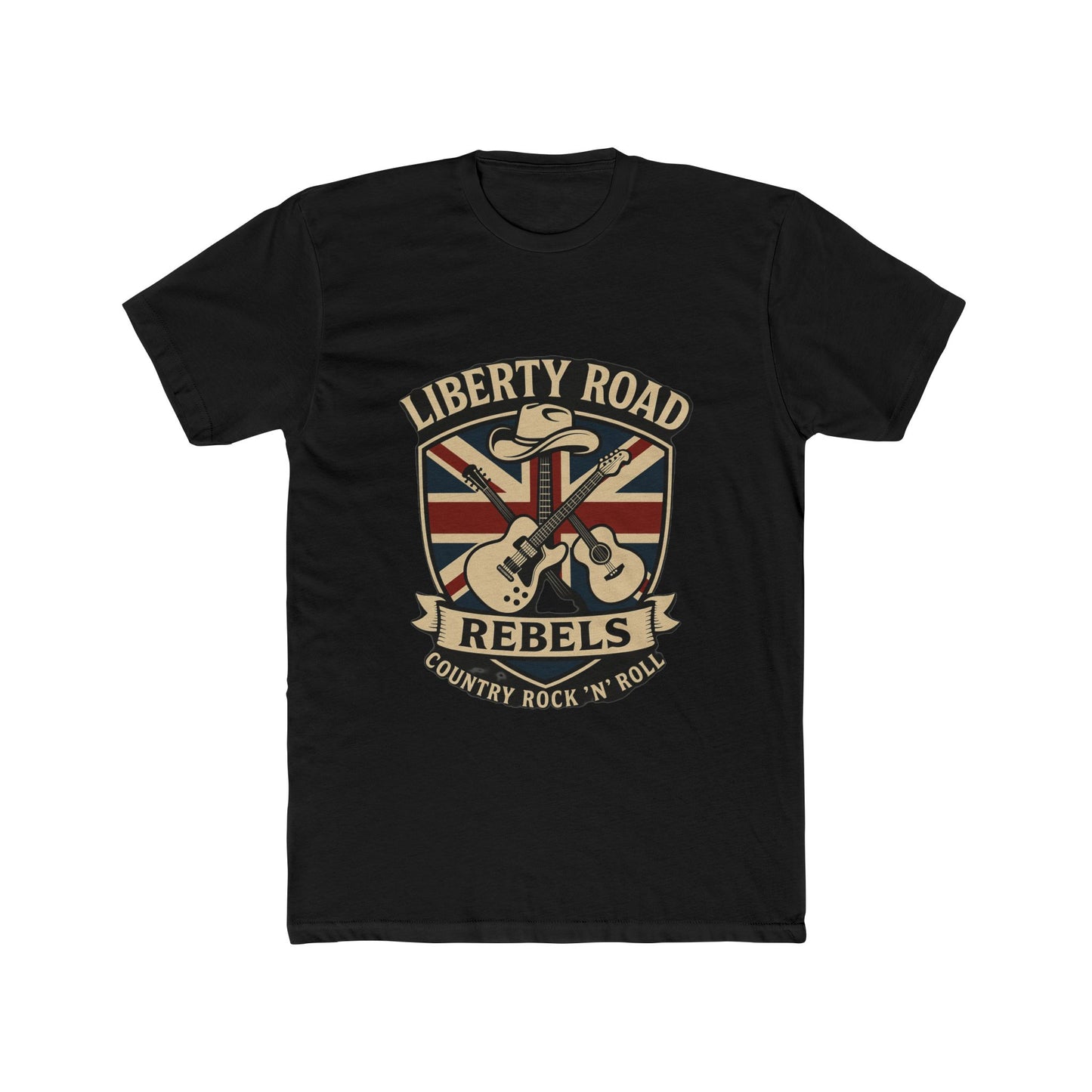 Liberty Road Rebels Britannia Crew Tee Unisex Cotton T-Shirt