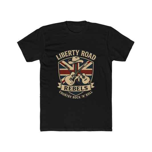 Liberty Road Rebels Britannia Crew Tee Unisex Cotton T-Shirt