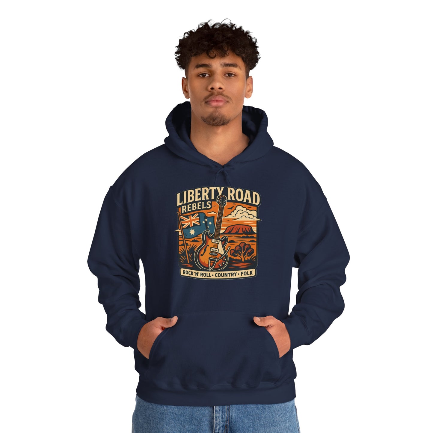 Liberty Road Rebels Australiana Hoodie