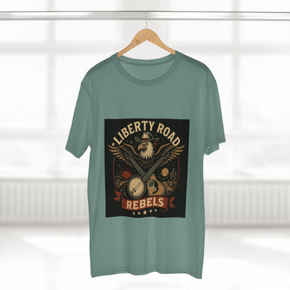 Liberty Road Rebels Vintage Americana Style Tee T-Shirt