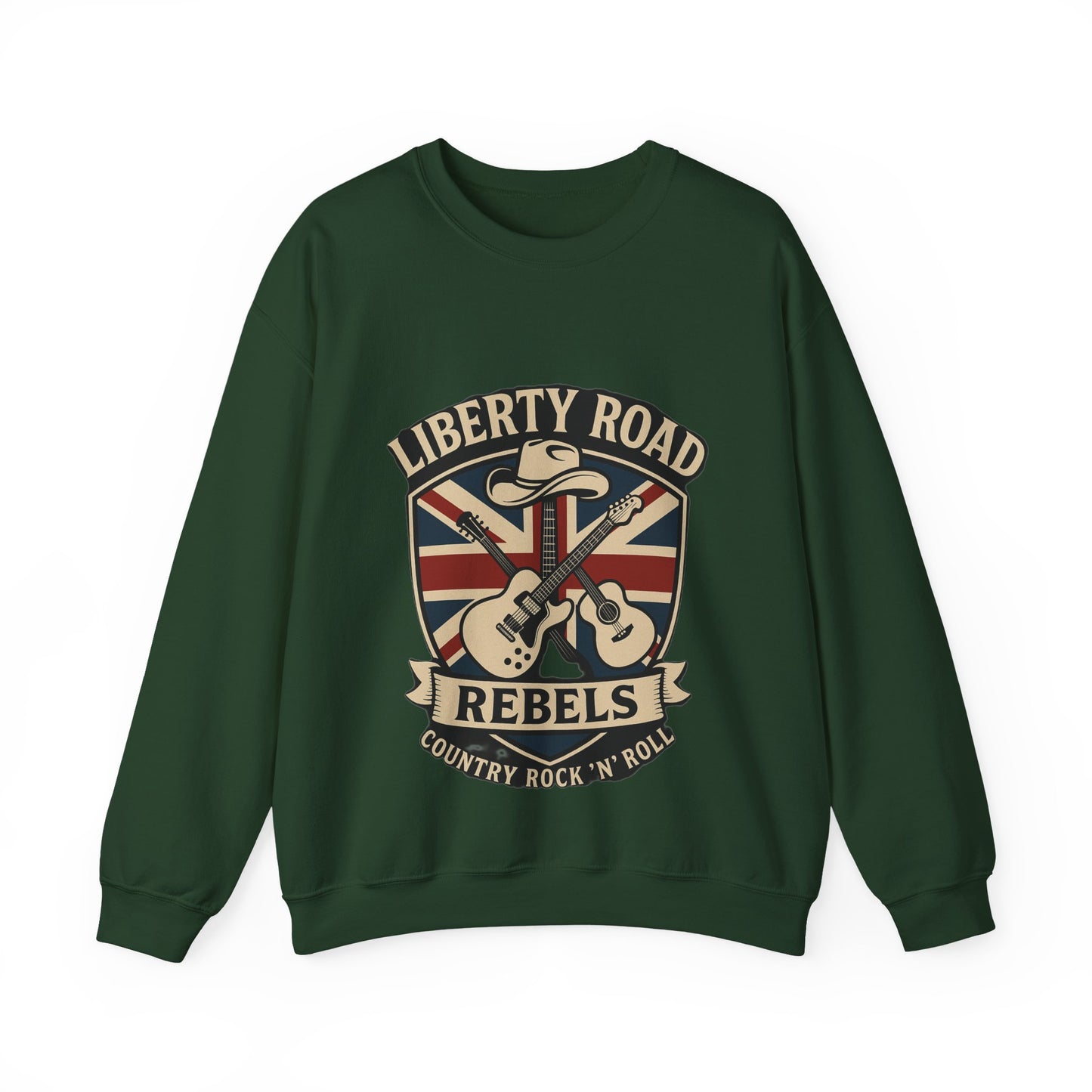 Liberty Road Rebels Britannia Sweatshirt Unisex Crewneck Longsleeve T-Shirt