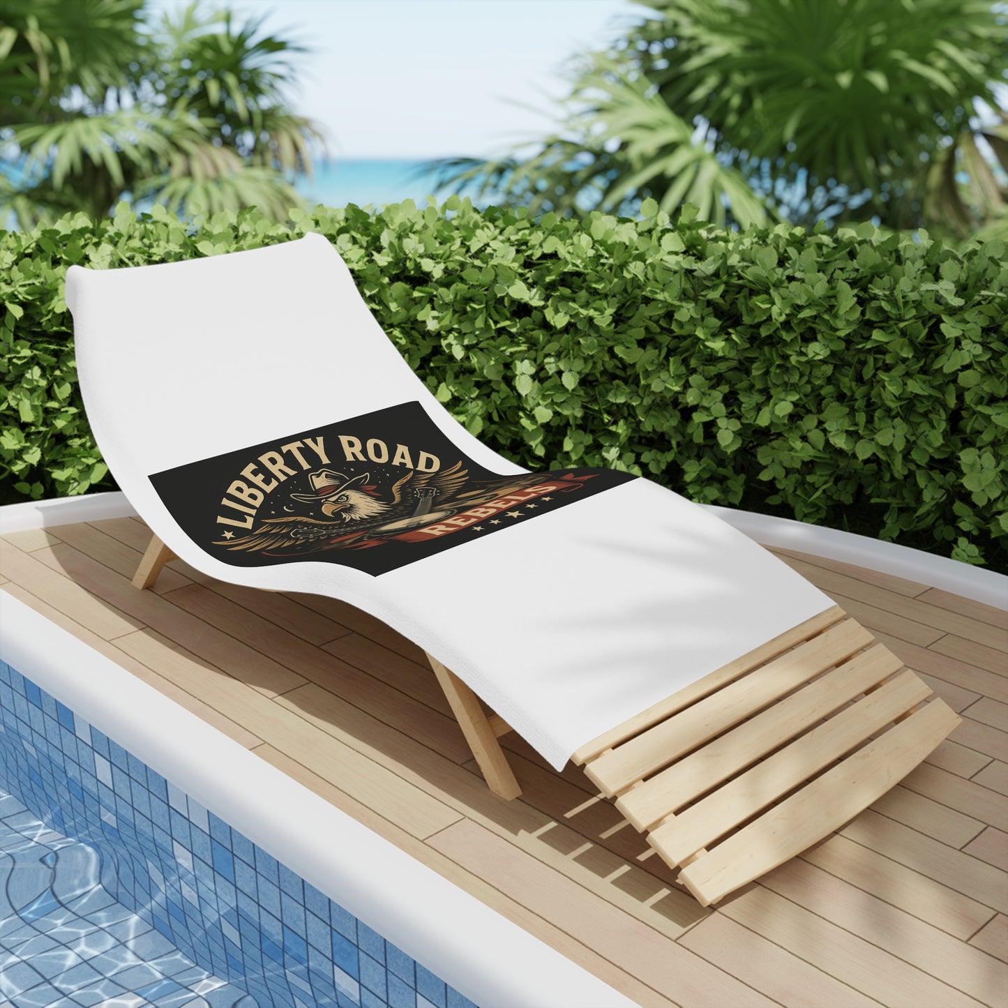 Liberty Road Rebels Vintage Americana Style Beach Towels