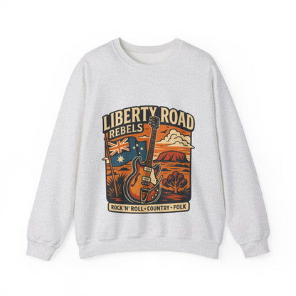 Liberty Road Rebels Australiana Cozy Crewneck Sweatshirt