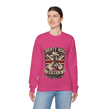 Liberty Road Rebels Britannia Sweatshirt Unisex Crewneck Longsleeve T-Shirt