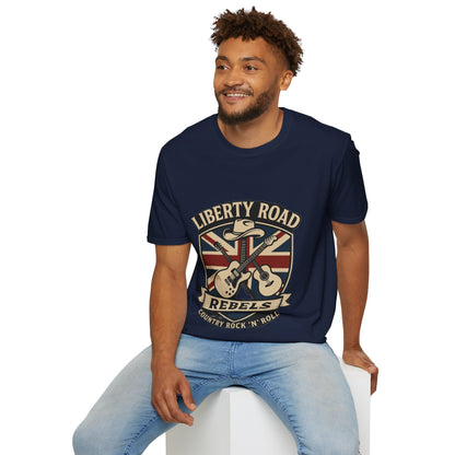 Liberty Road Rebels Britannia T-Shirt  Unisex Softstyle Tee
