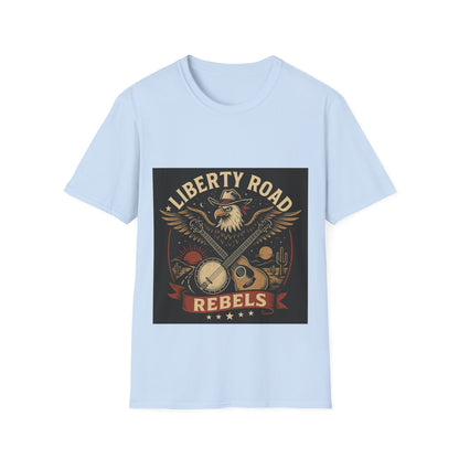 Liberty Road Rebels Vintage Americana Style T-Shirt
