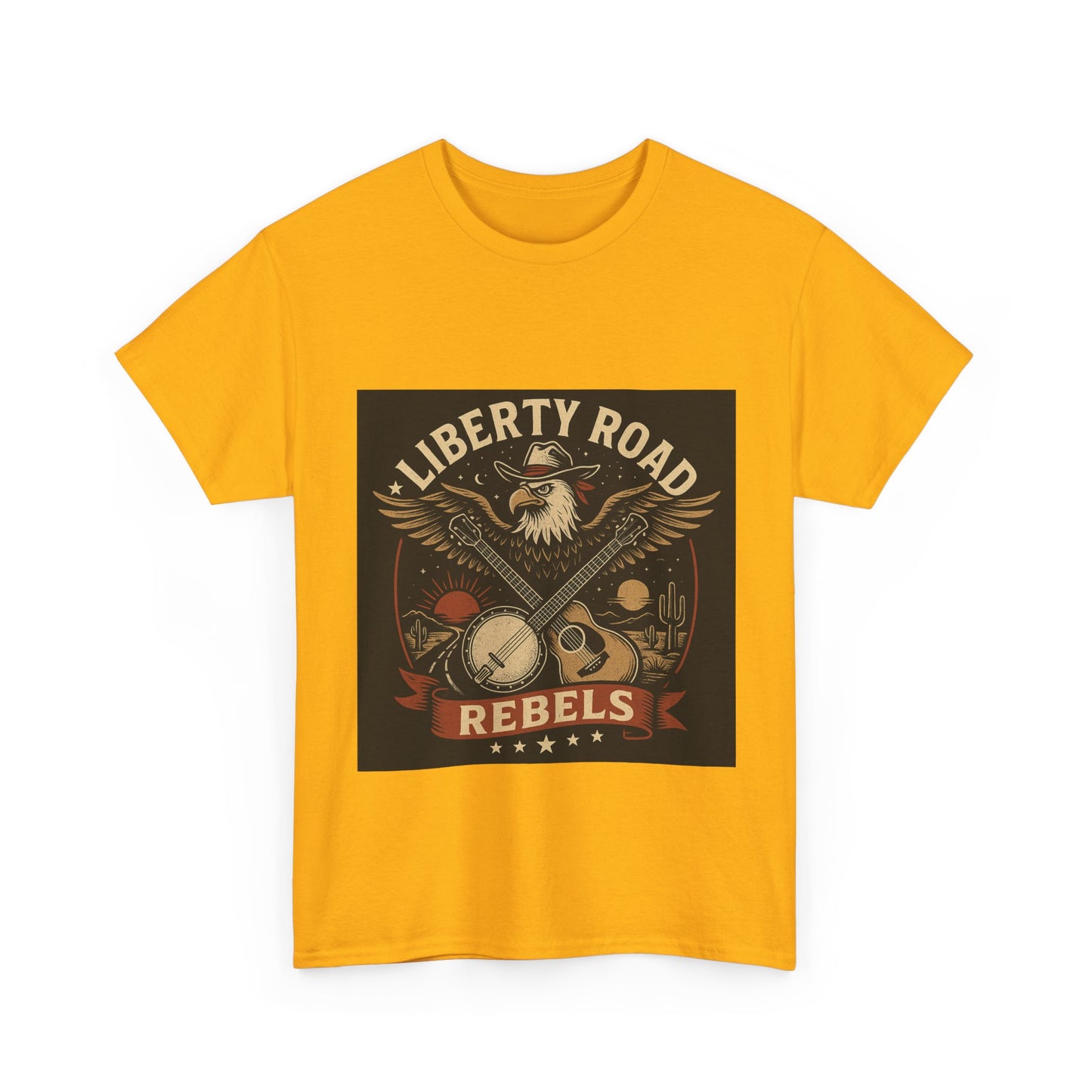 Liberty Road Rebels Vintage Americana Style Tee Unisex T-Shirt
