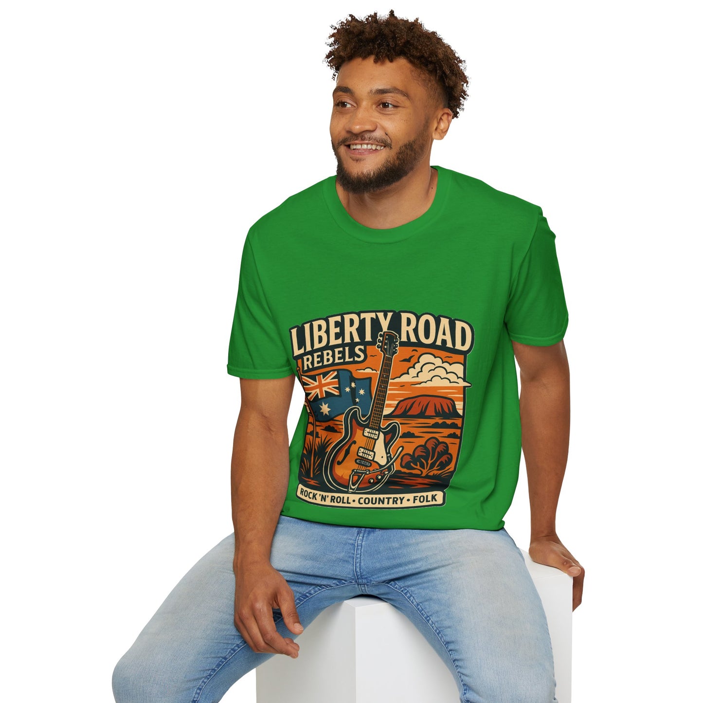 Liberty Road Rebels Australiana T-Shirt Unisex Graphic Tee