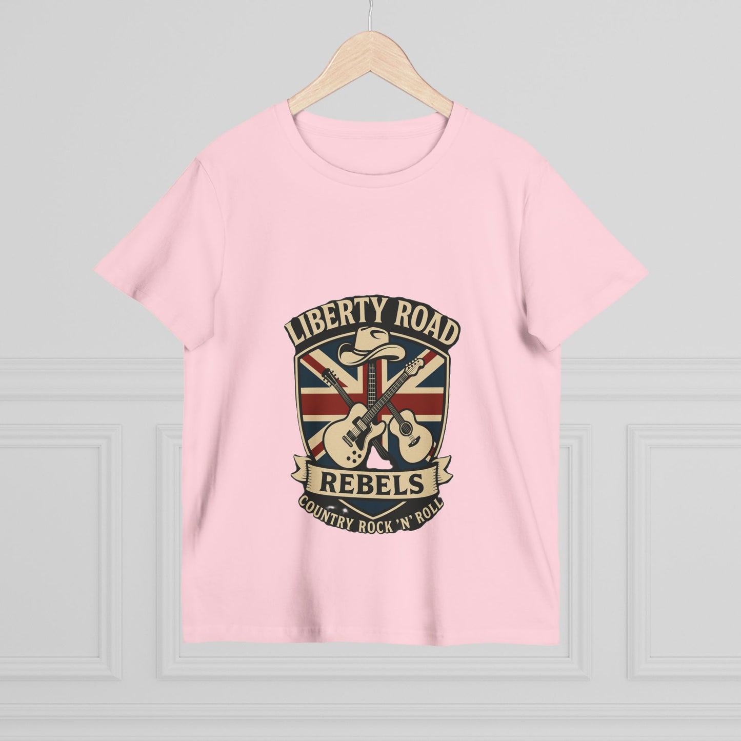 Liberty Road Rebels Britannia Rock 'n' Roll Tee Women's Graphic T-Shirt