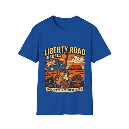 Liberty Road Rebels Australiana T-Shirt Unisex Graphic Tee