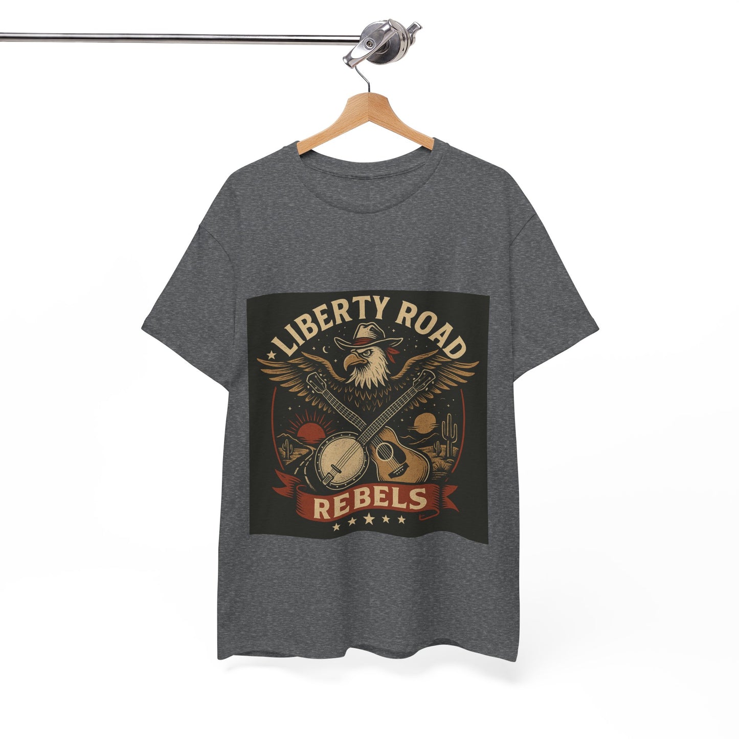 Liberty Road Rebels Vintage Americana Style Tee Unisex T-Shirt