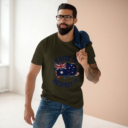 Raise It Respect It Australian Pride Tee T-Shirt