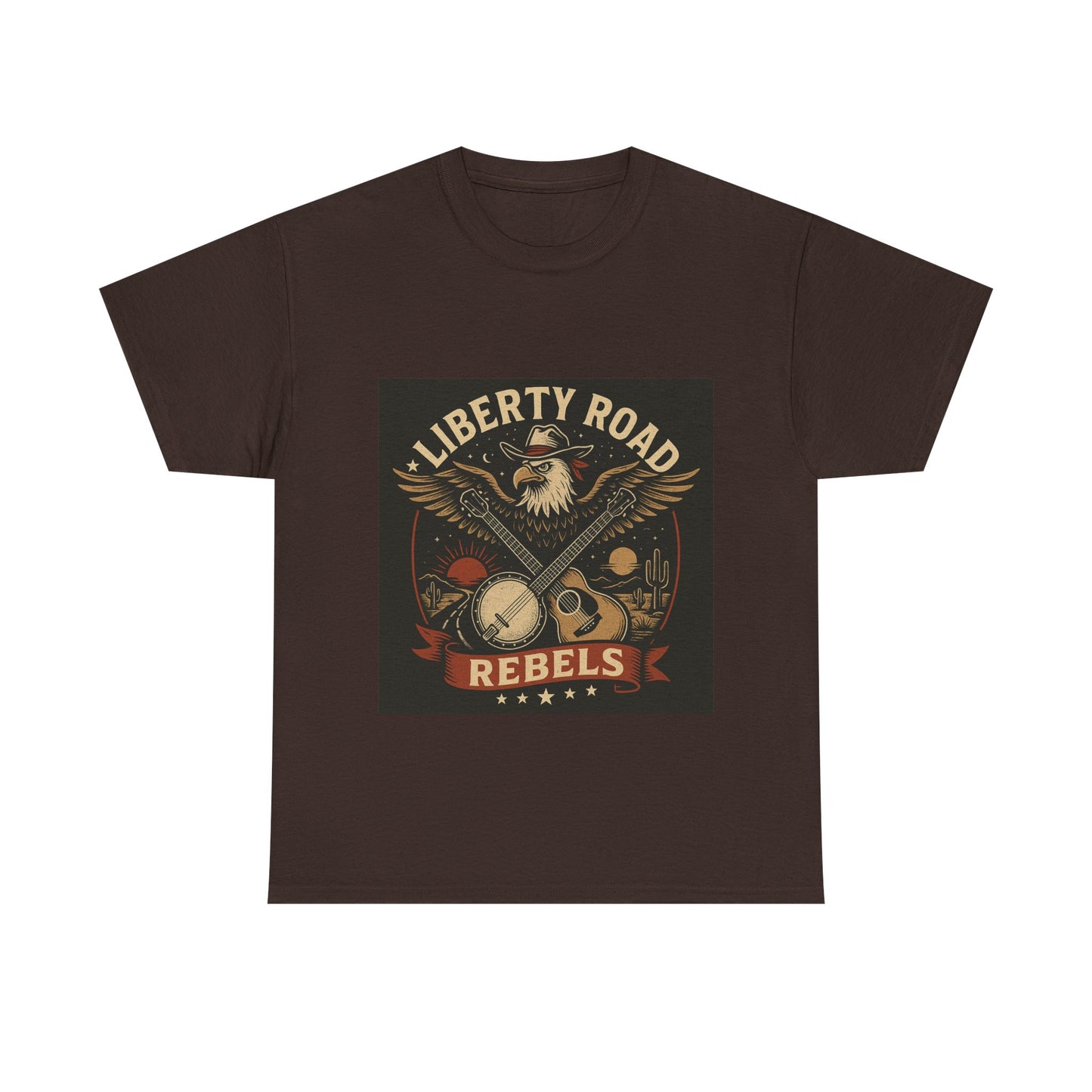 Liberty Road Rebels Vintage Americana Style Tee Unisex T-Shirt