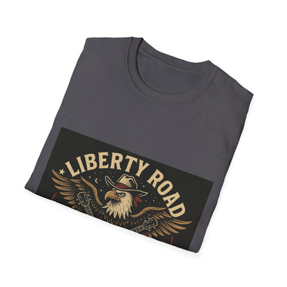 Liberty Road Rebels Vintage Americana Style T-Shirt