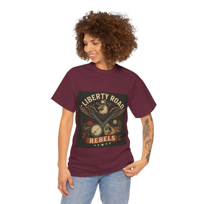 Liberty Road Rebels Vintage Americana Style Tee Unisex T-Shirt