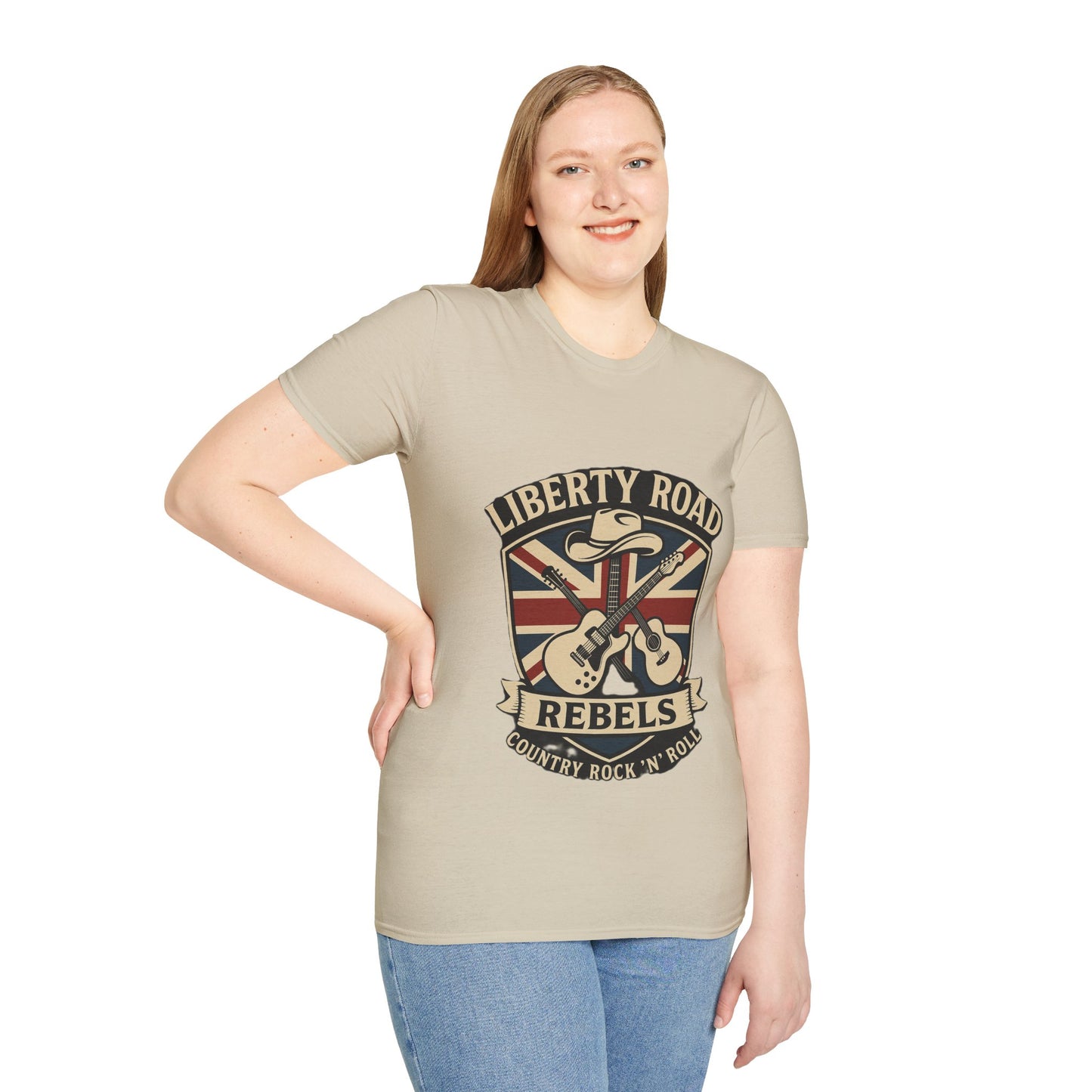 Liberty Road Rebels Britannia T-Shirt  Unisex Softstyle Tee