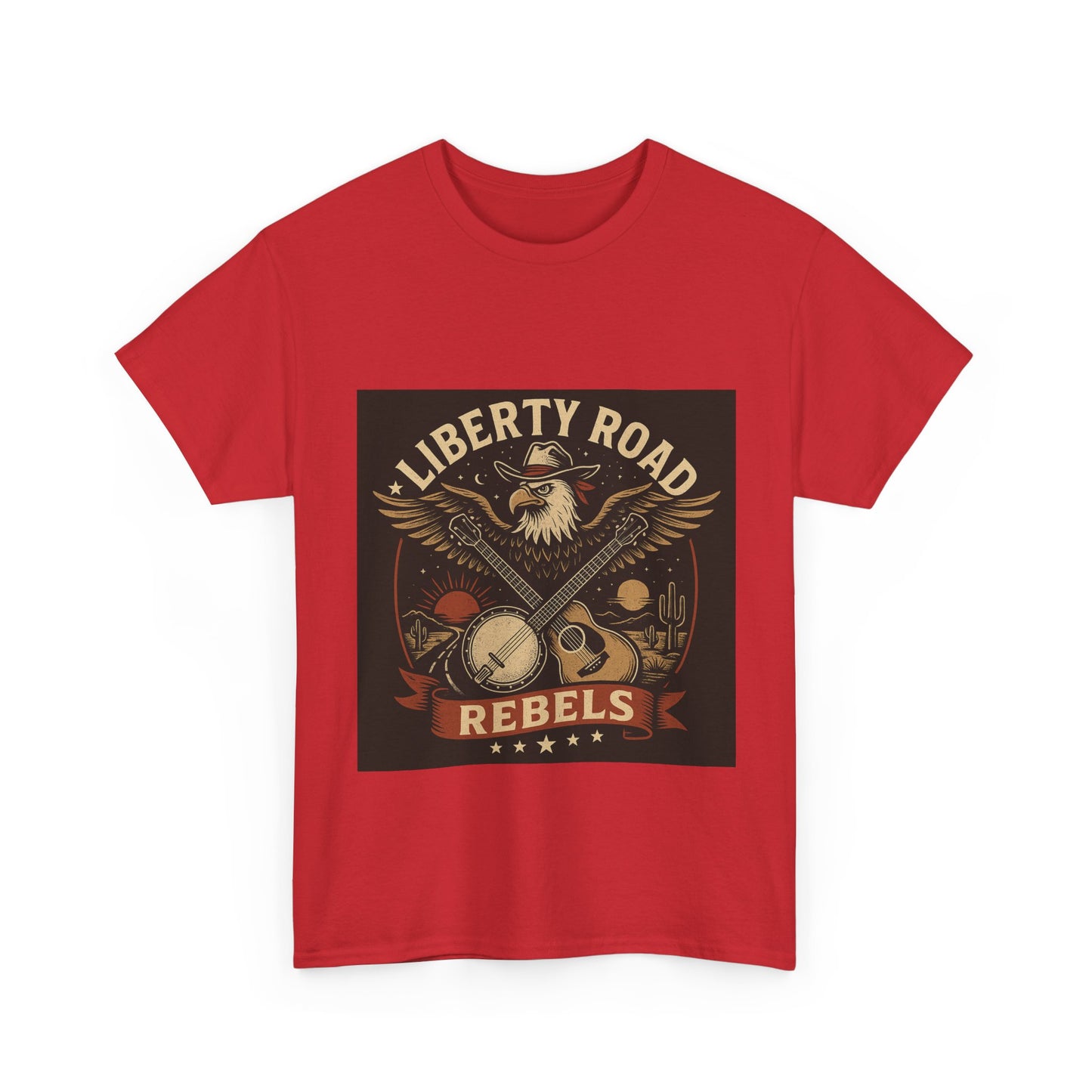 Liberty Road Rebels Vintage Americana Style Tee Unisex T-Shirt