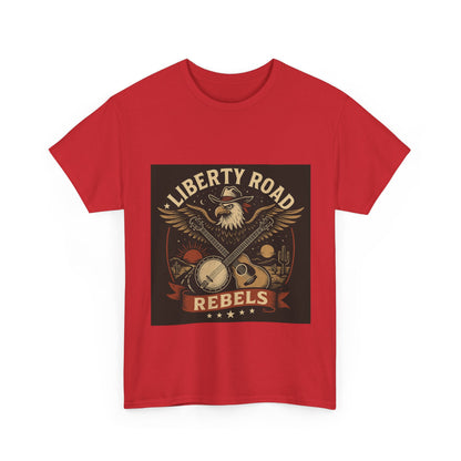 Liberty Road Rebels Vintage Americana Style Tee Unisex T-Shirt