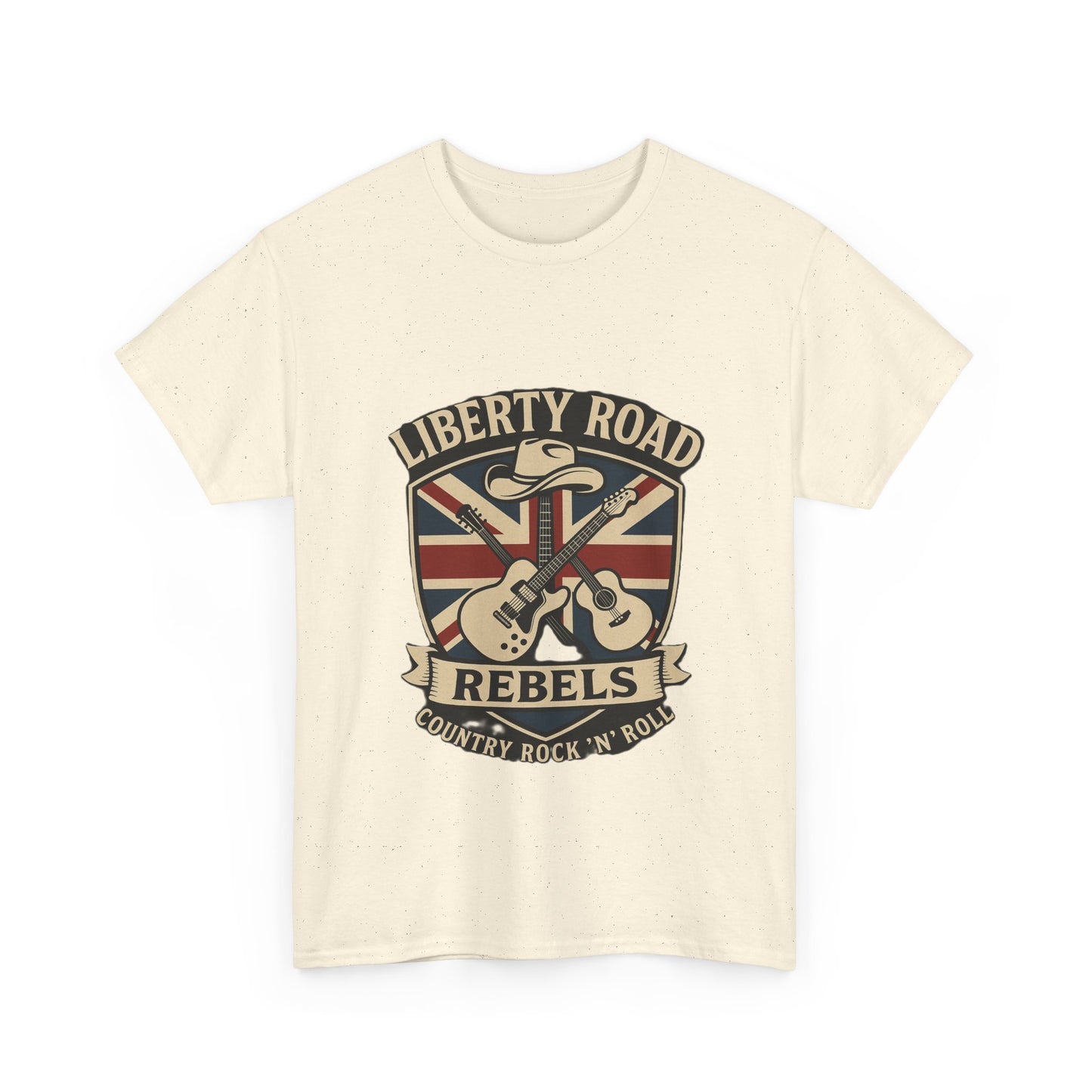 Liberty Road Rebels Britannia Rock 'n' Roll Rebels Tee Unisex Heavy Cotton T-Shirt