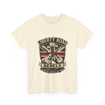Liberty Road Rebels Britannia Rock 'n' Roll Rebels Tee Unisex Heavy Cotton T-Shirt