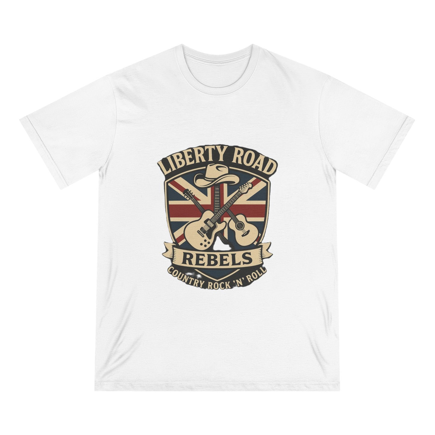 Liberty Road Rebels Britannia Country Rock 'n' Roll Rebels T-Shirt Vintage Tee