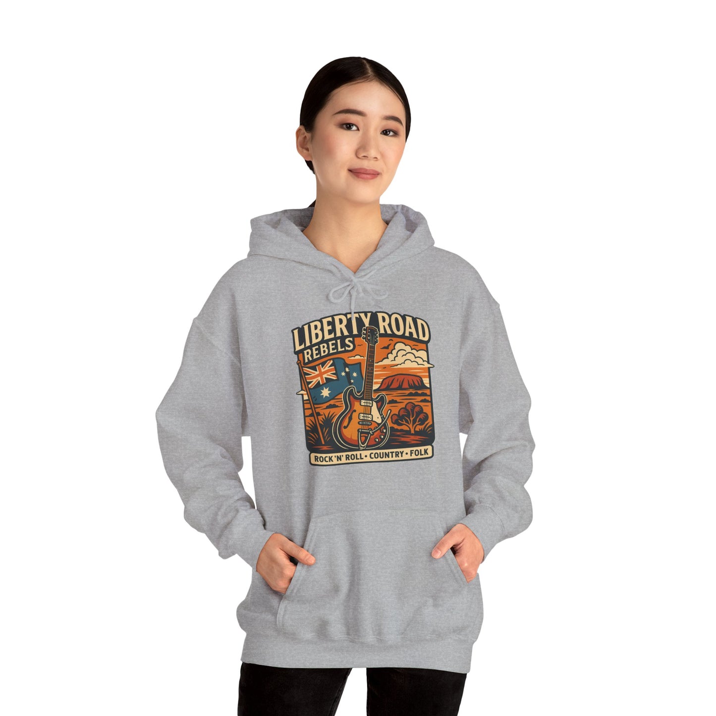 Liberty Road Rebels Australiana Hoodie