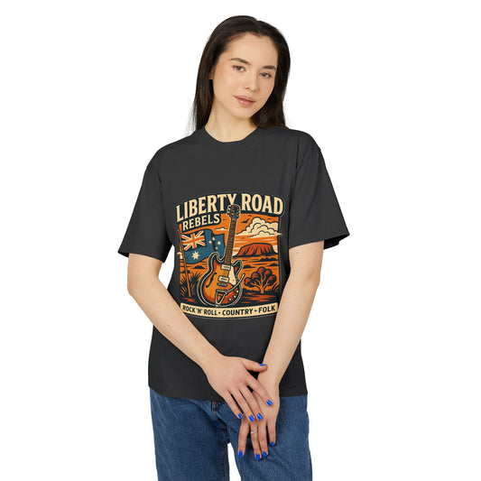 Liberty Road Rebels Australiana Vintage Tee Faded T-Shirt