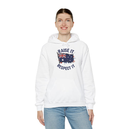 Raise It Respect It Aussie Flag Pride Unisex Sweatshirt