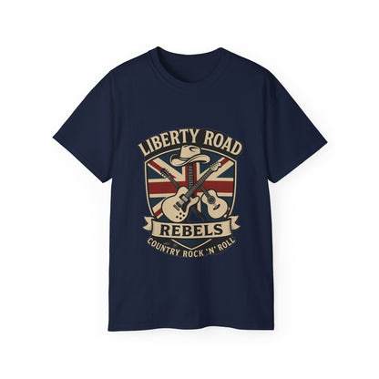 Liberty Road Rebels Britannia Unisex Ultra Cotton Tee T-Shirt