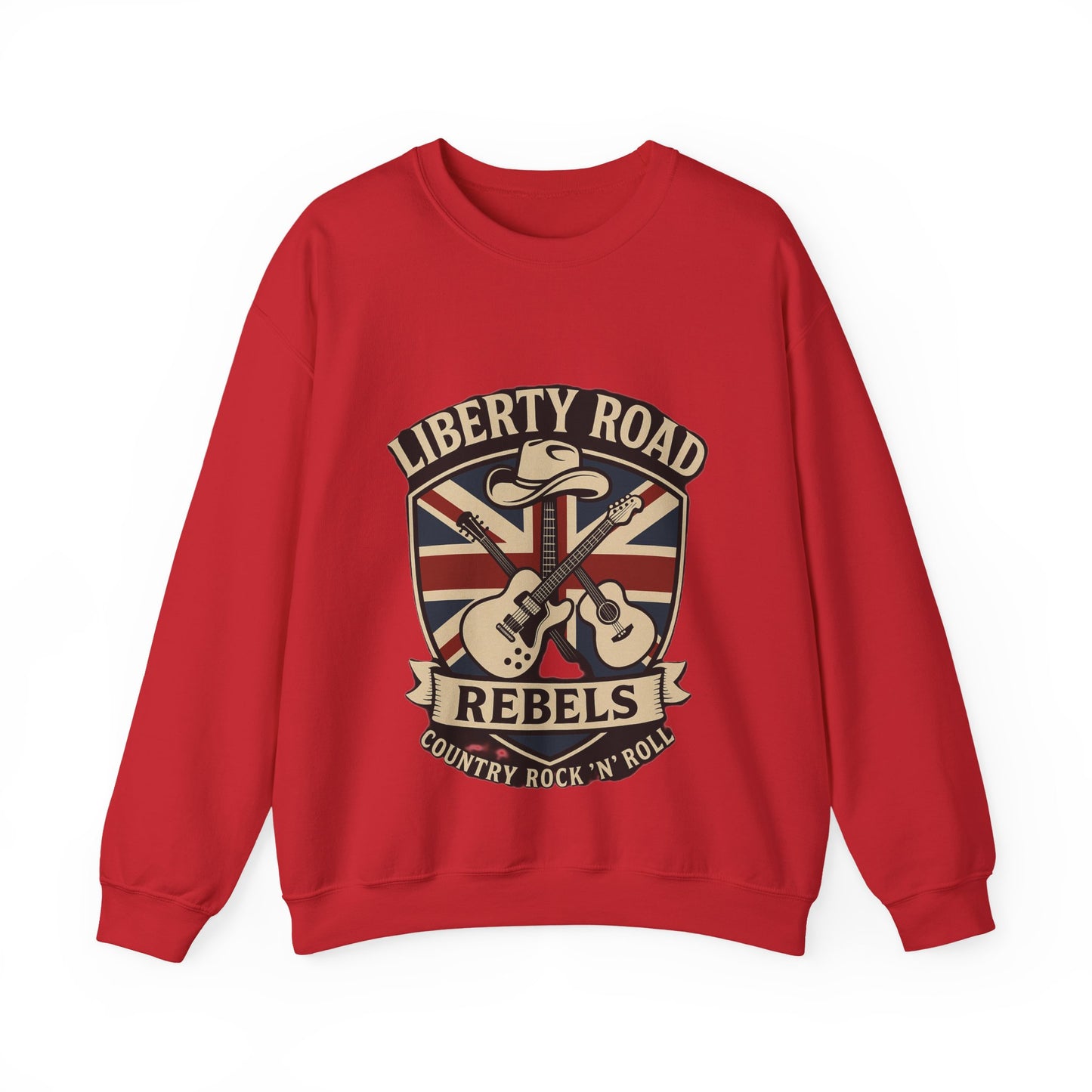 Liberty Road Rebels Britannia Sweatshirt Unisex Crewneck Longsleeve T-Shirt