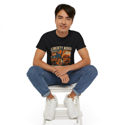 Liberty Road Rebels Australiana Unisex Ultra Cotton Tee T-Shirt