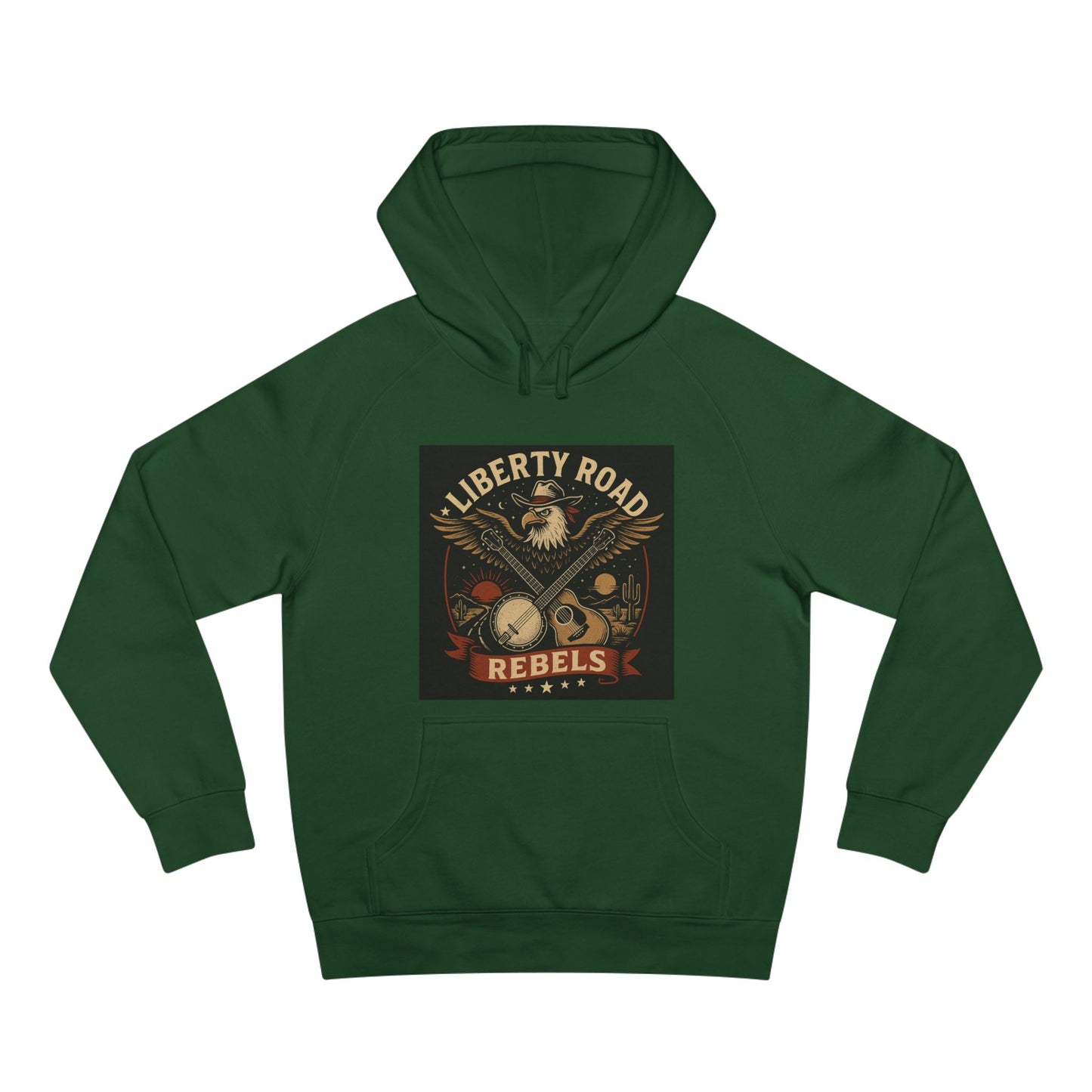 Liberty Road Rebels Vintage Americana Style Hoodie Unisex Sweatshirt