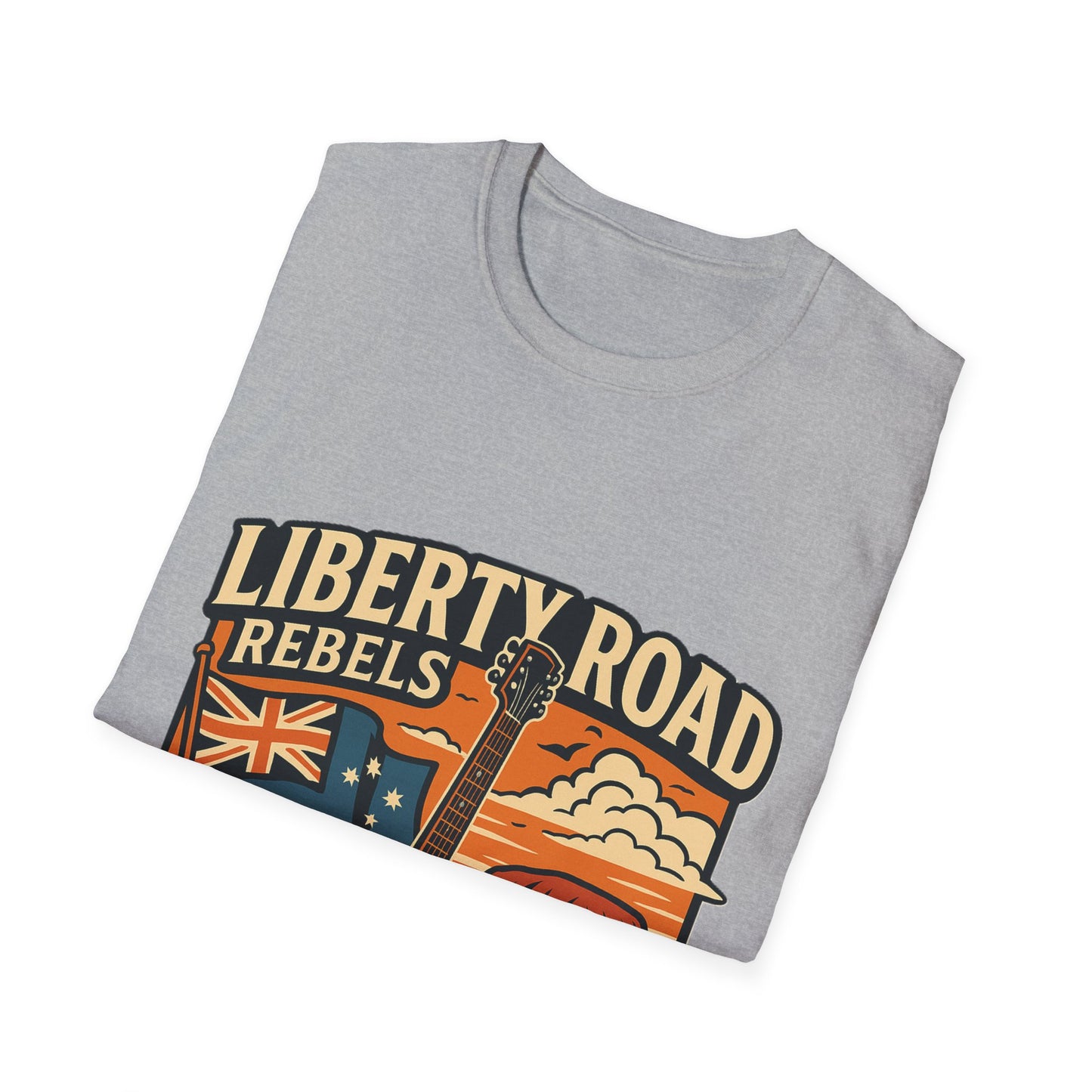Liberty Road Rebels Australiana T-Shirt Unisex Graphic Tee