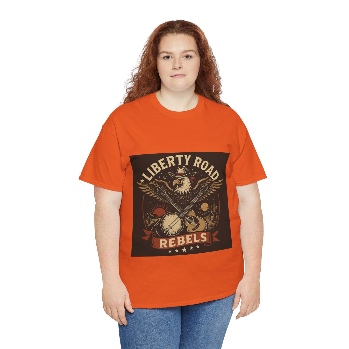Liberty Road Rebels Vintage Americana Style Tee Unisex T-Shirt
