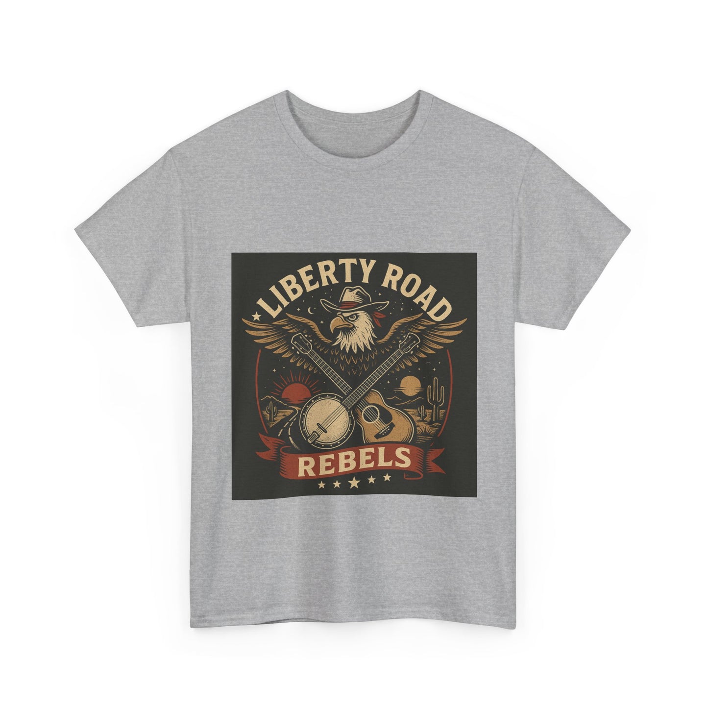 Liberty Road Rebels Vintage Americana Style Tee Unisex T-Shirt