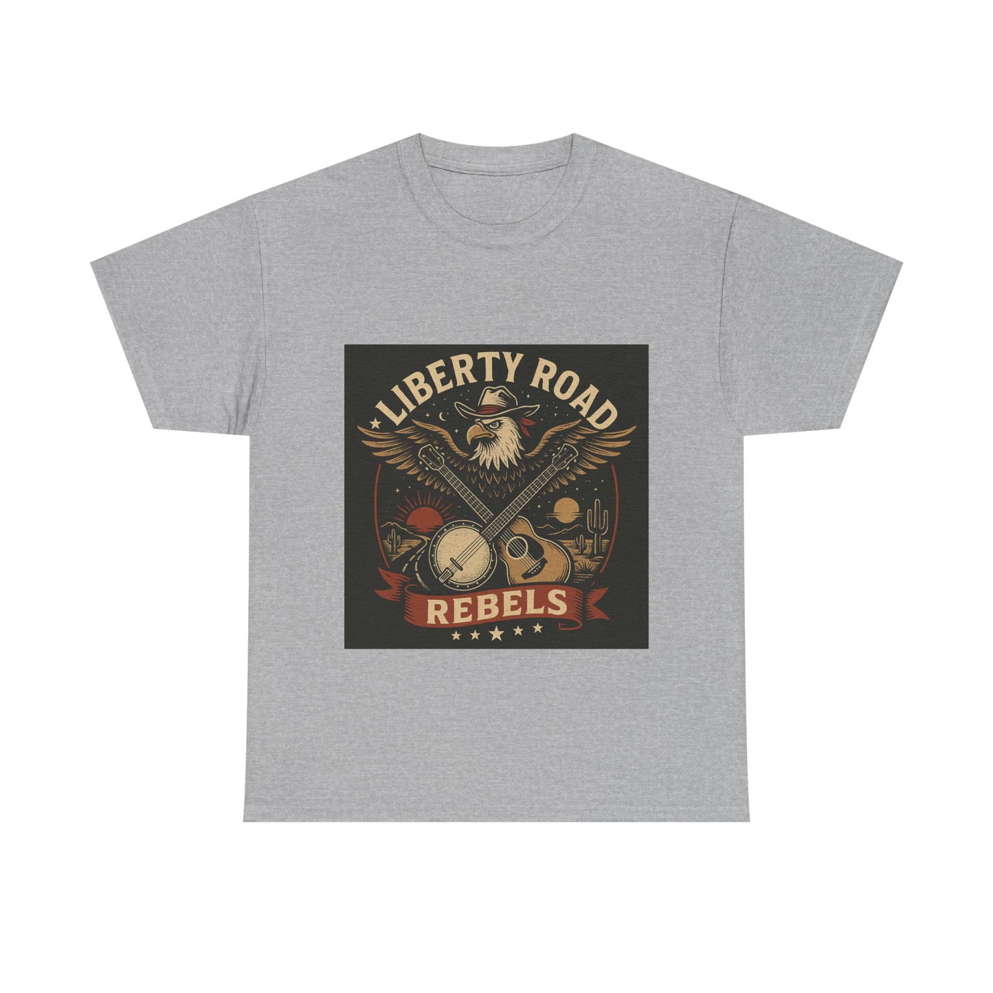 Liberty Road Rebels Vintage Americana Style Tee Unisex T-Shirt