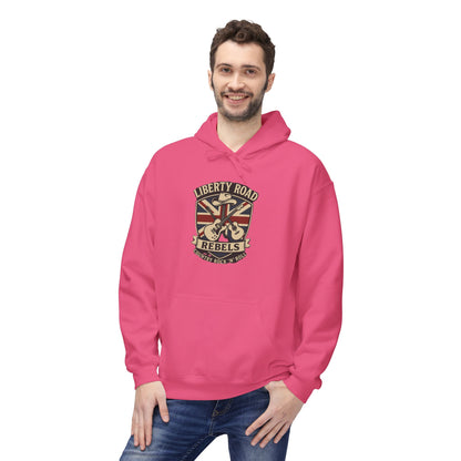 Liberty Road Rebels Britannia Fleece Hoodie Unisex Sweatshirt