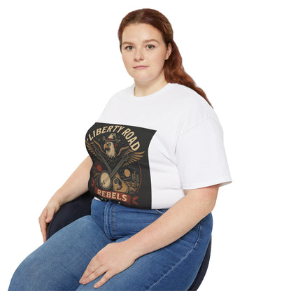 Liberty Road Rebels Vintage Americana Style Unisex Tee T-Shirt