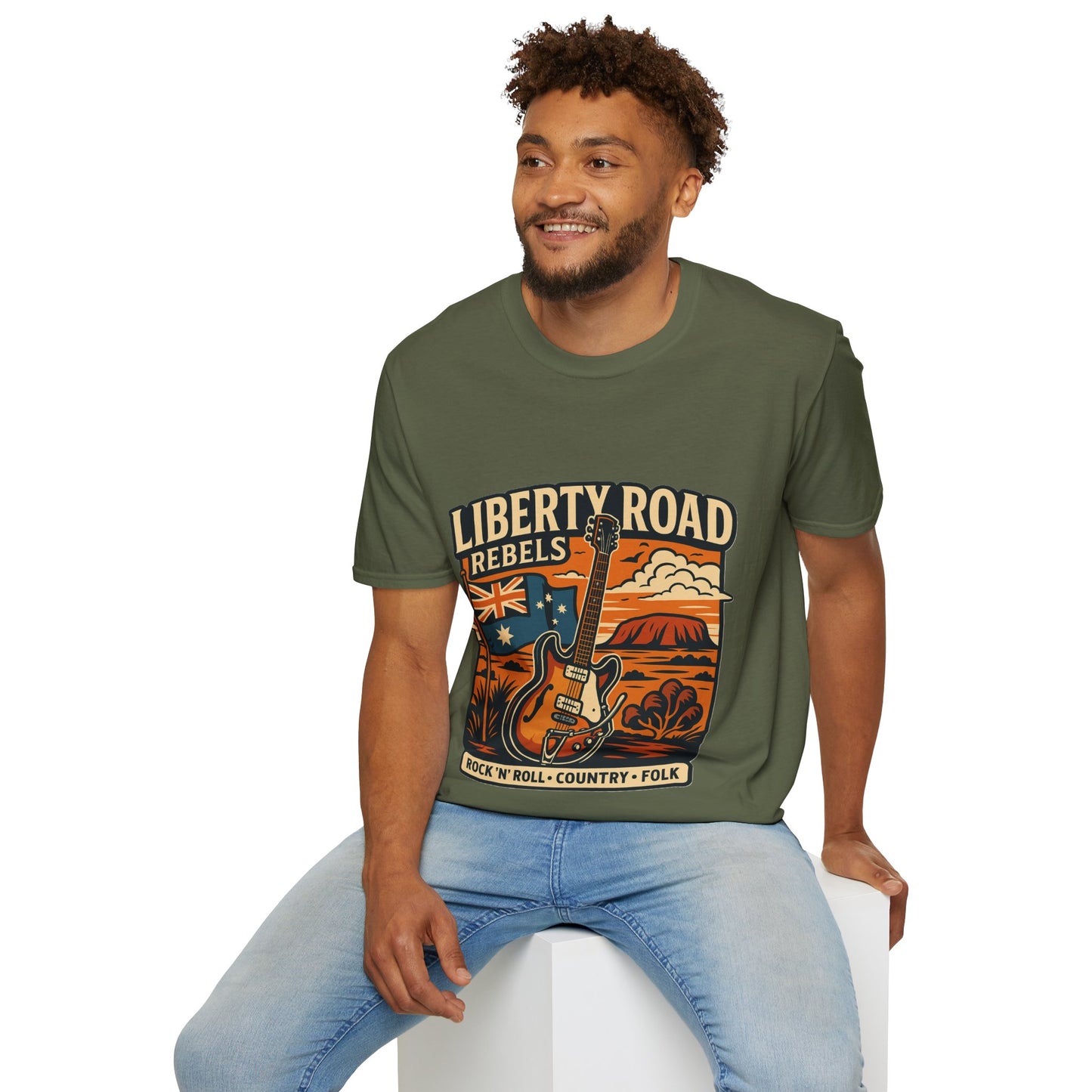 Liberty Road Rebels Australiana T-Shirt Unisex Graphic Tee